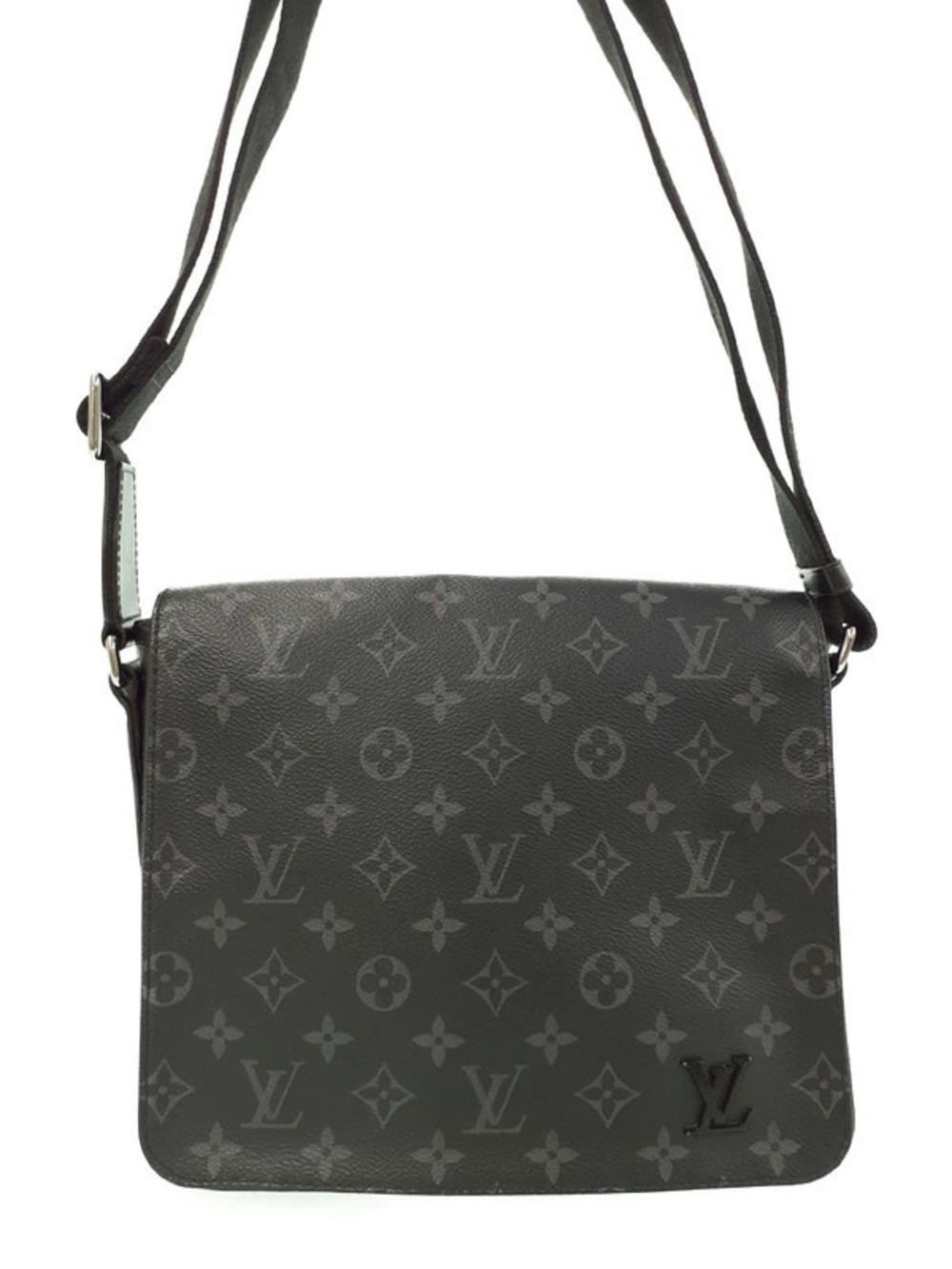 Louis Vuitton Monogram Eclipse Black District NM Shoulder Bag